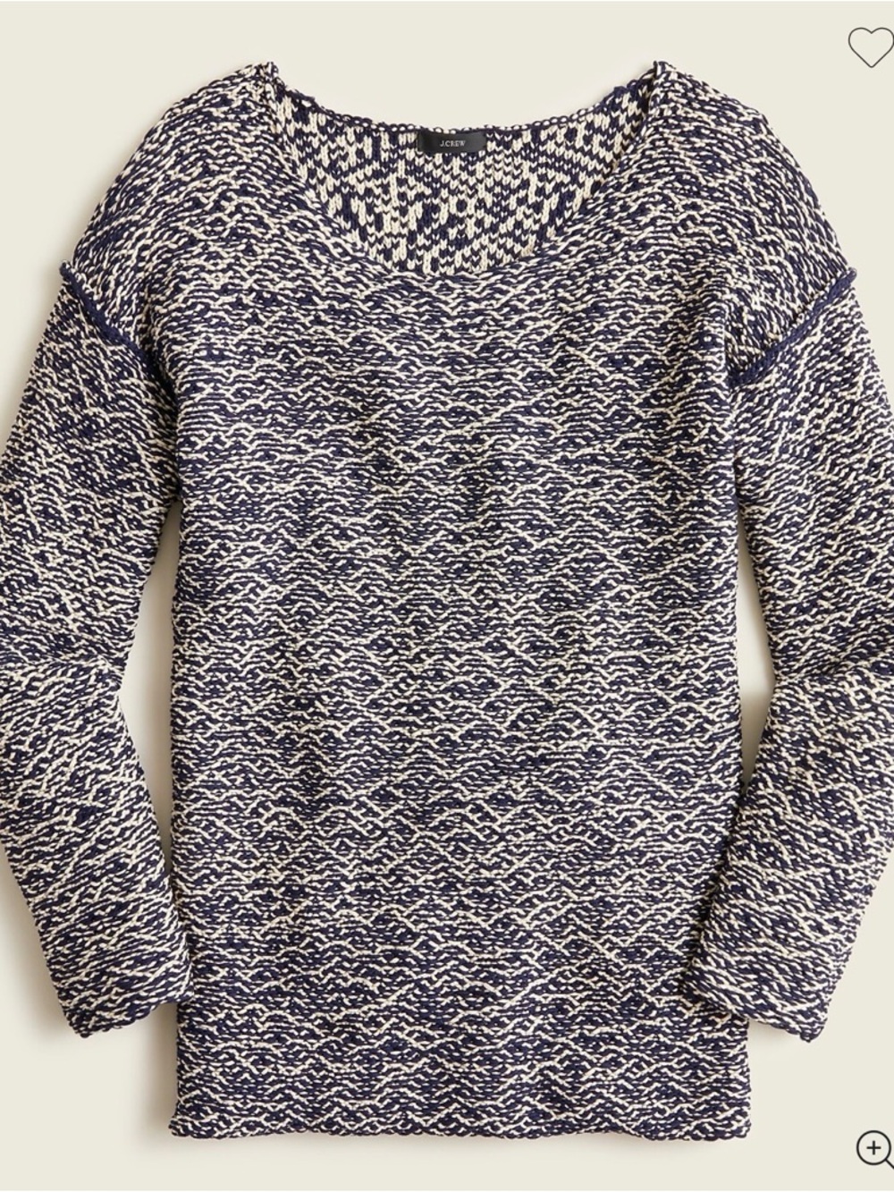 J.Crew Womens XL Boatneck Sweater Relaxed Wide Neck Knit Pullover New BD025